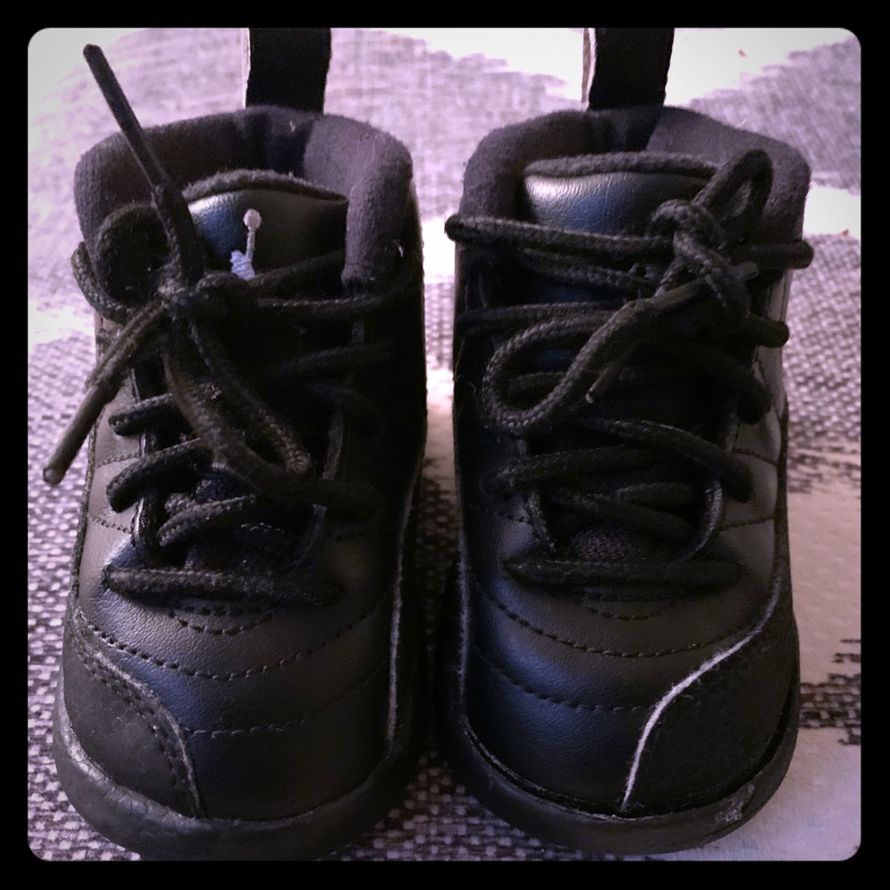 Infant All Black Jordan 12